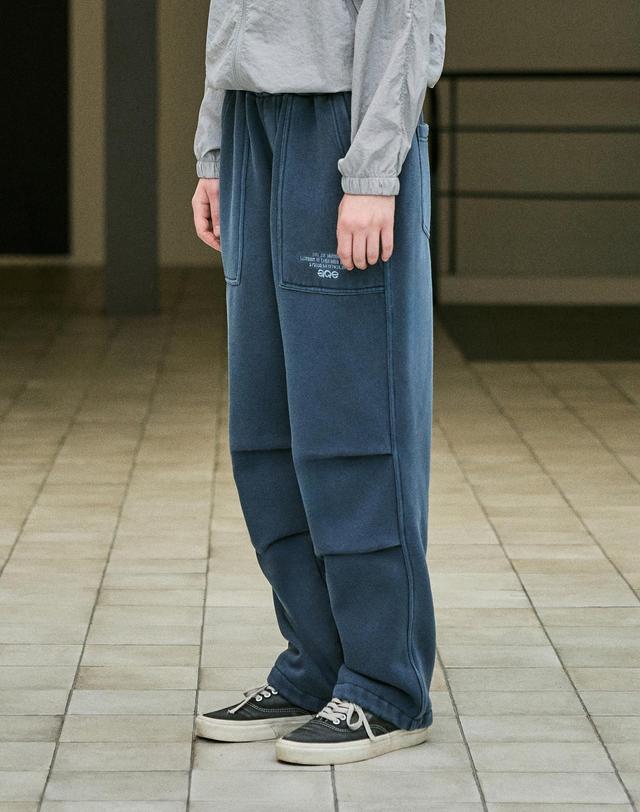 플루크 [26FW] AQE 파라슈트 피그먼트 스웻 팬츠 FTP213 / 4Color W 착용컷