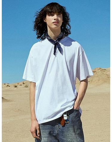 [리오더] new 피그먼트 오버핏 반팔티셔츠 FST701 / 7color M