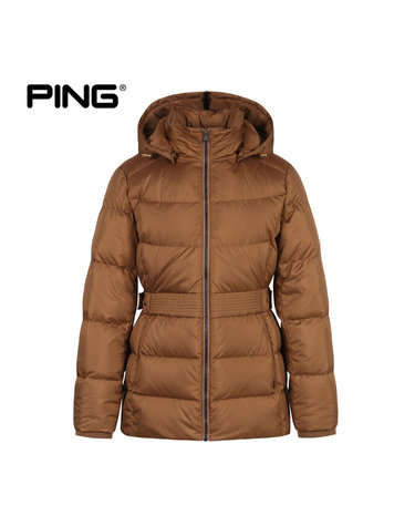 여성 후드 변형 구스 다운 점퍼