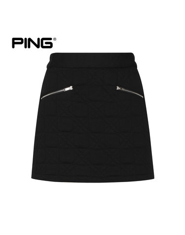 여성 자가드 지퍼 포켓 큐롯 스커트