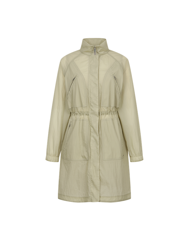 핑 여성 4포켓 사파리 점퍼 착용컷