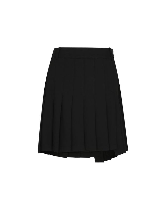 핑 여성 변형 플리츠 큐롯 스커트 착용컷