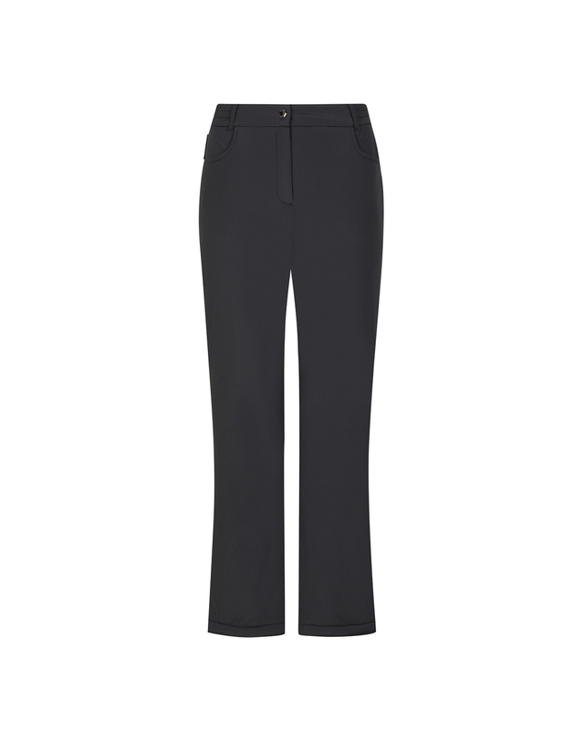 핑 여성 패딩 구스 다운 세미 부츠컷 팬츠 착용컷
