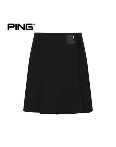 여성 플리츠 랩 큐롯 스커트