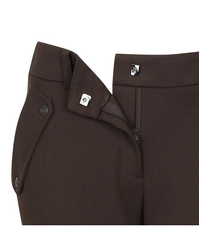 팬텀 여성 기모 밑단 주름 부츠컷 팬츠 착용컷