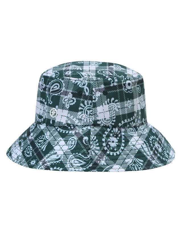 팬텀 여성 메탈 로고 버킷햇 착용컷
