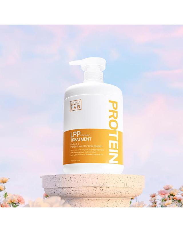 박준뷰티랩 LPP 단백질 트리트먼트 헤어팩 1000ml 착용컷