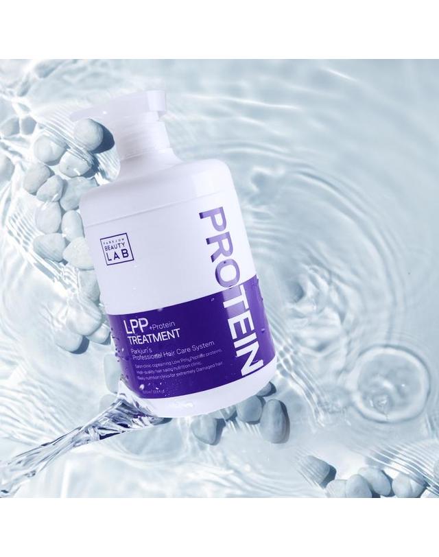 박준뷰티랩 LPP 단백질 트리트먼트 헤어팩 화이트머스크향 1000ml 착용컷