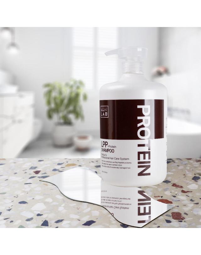 박준뷰티랩 LPP 단백질 약산성 샴푸 1000ml 착용컷