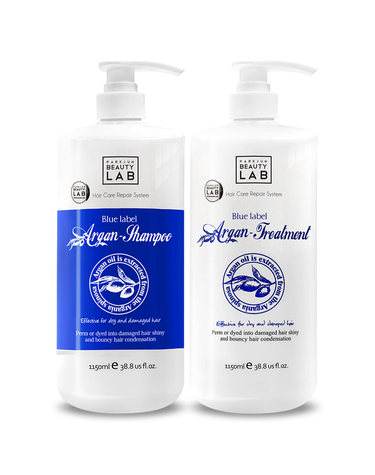 블루라벨 아르간 대용량 샴푸1150ml+트리트먼트1150ml