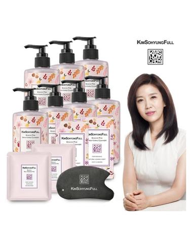 김소형클렌저 본품7개+여행용50매+멀티패드4+괄사스톤