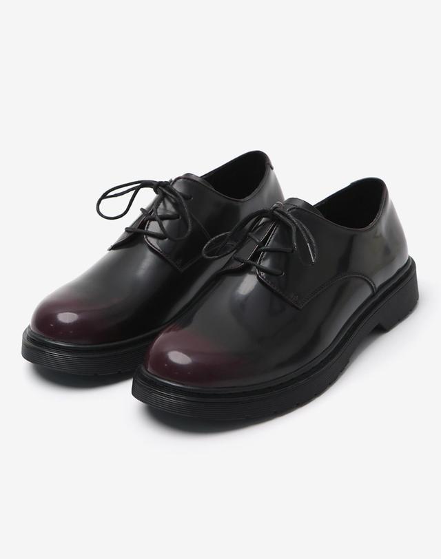 파스코로젠 26Paco JC1316 Header Basic Derby Shoes Cherry Black 59.5 착용컷