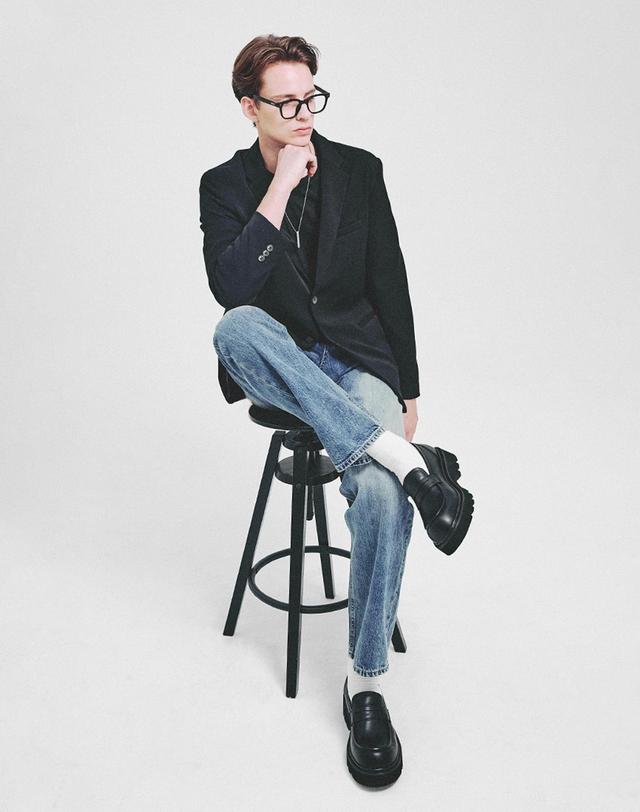 파스코로젠 JC2306 베른 골프 페니로퍼 블랙 [250~280mm] 착용컷