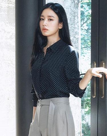[2종세트] FW 도트 블라우스