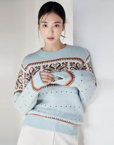 FW 노르딕 헤어리 풀오버