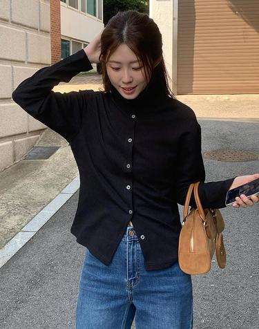 FW 크링클 버튼업 슬림핏 셔츠 1종