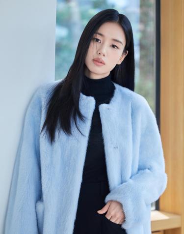 FW 휘메일 풀스킨 밍크하프코트