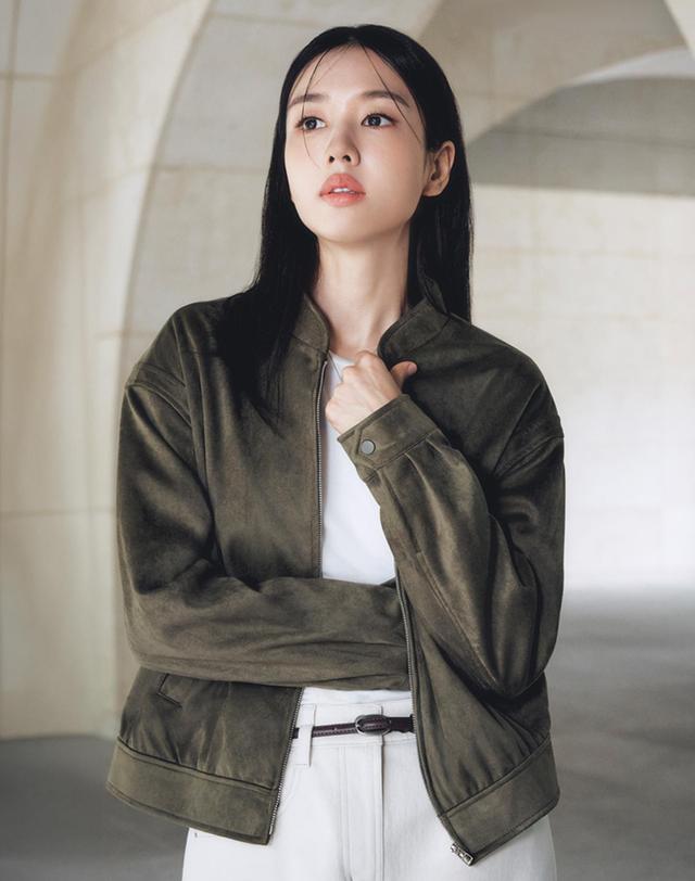셀렙샵 에디션 셀렙샵에디션 멜로우 FAUX스웨이드 점퍼 착용컷
