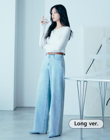 [2종세트] 마스터핏 에어리 쿨데님 long (+5cm)