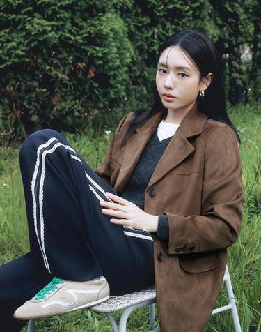 26FW FAUX스웨이드 테일러드 자켓