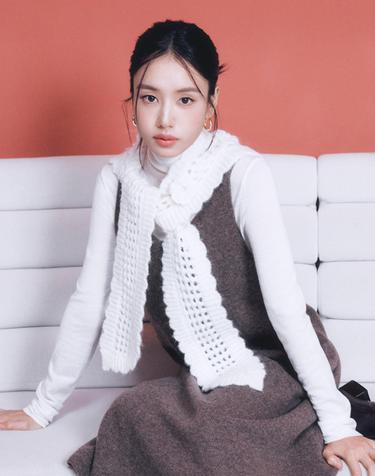 26FW 알파카 울블렌드 크로쉐 어부바