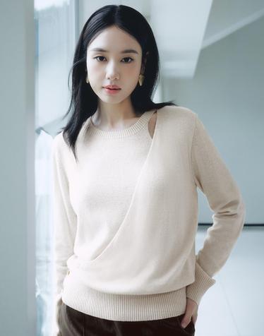 26FW 울캐시 블렌드 레이어드 니트