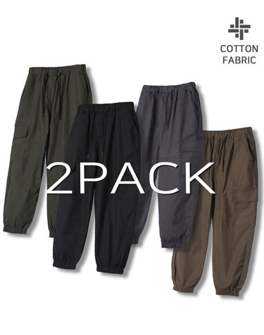 [PACKAGE] 세미 와이드 카고 조거 팬츠 4COLOR
