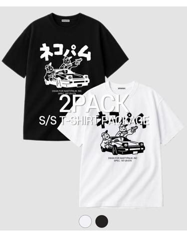[2PACK] 네코 팜 가이즈 오버핏 티셔츠 2COLOR