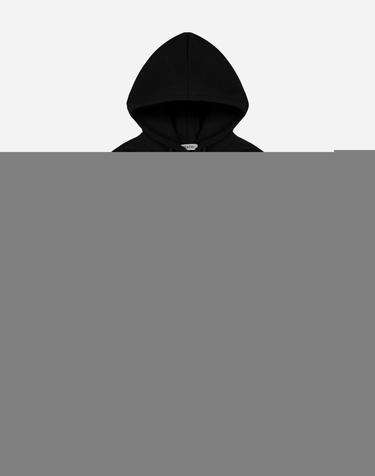 브로큰 베어 오버핏 후드 티셔츠 블랙