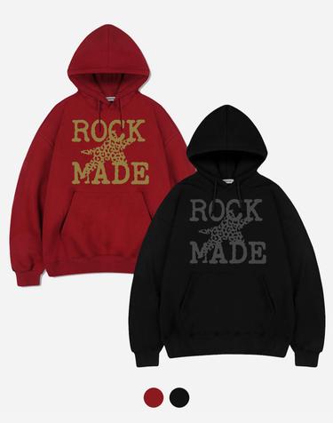 [2PACK] 락 메이드 로고 오버핏 후드 티셔츠