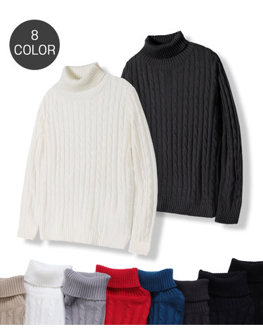 스탠다드 케이블 폴라 니트 8color