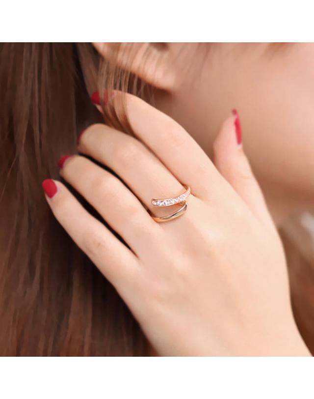 아이비골드 [아이비골드] 18k 카이아 반지 L5218 착용컷