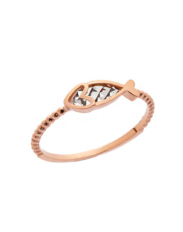 [아이비골드] 18K GOLD 행운 반지 L0059