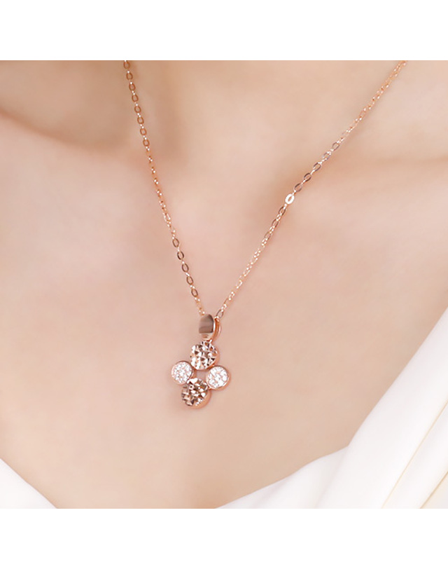아이비골드 [아이비골드] 14K GOLD 아리컷팅 펜던트 LA3875 착용컷