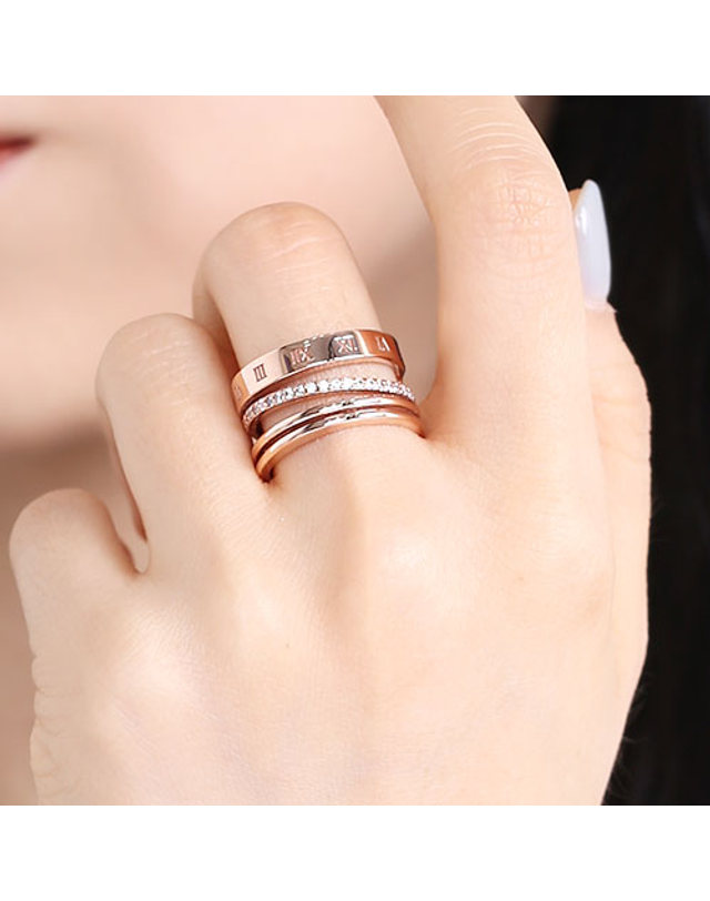 아이비골드 [아이비골드] 14K GOLD 미라쥬 반지 L0837 착용컷