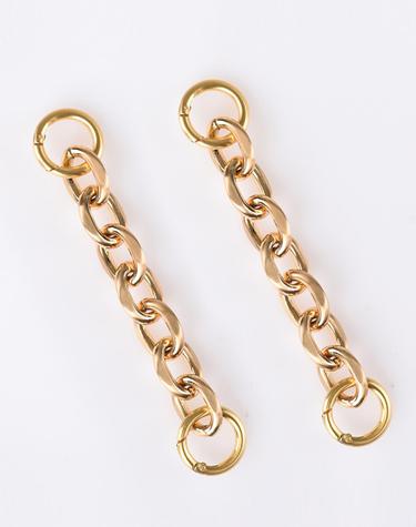 satin bold gold chain