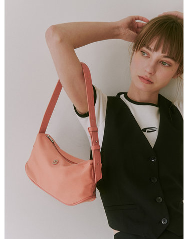 groove bag - apricot pink