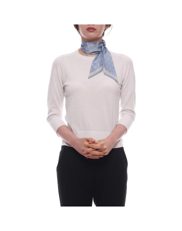멀버리 25FW 여성 트리 스키니 스카프 (VS4774 984 U804 25F) 착용컷