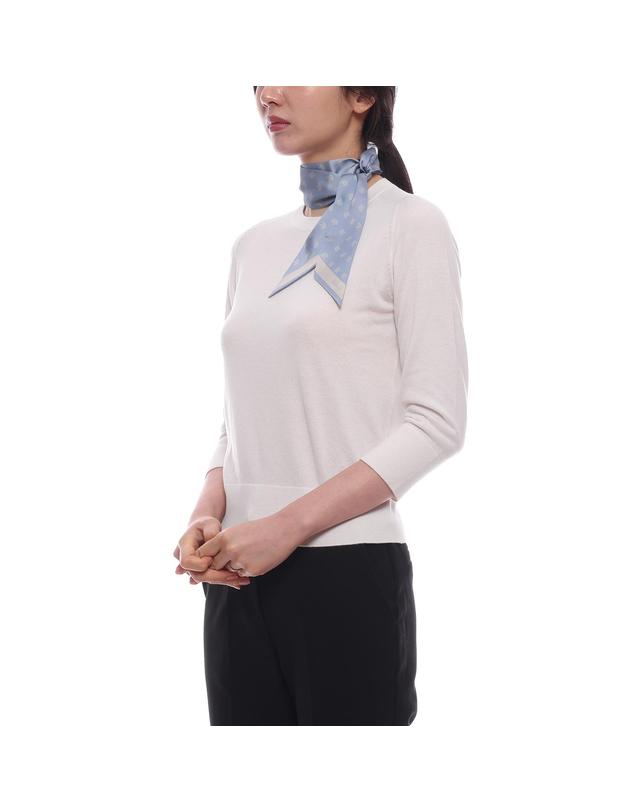 멀버리 25FW 여성 트리 스키니 스카프 (VS4774 984 U804 25F) 착용컷