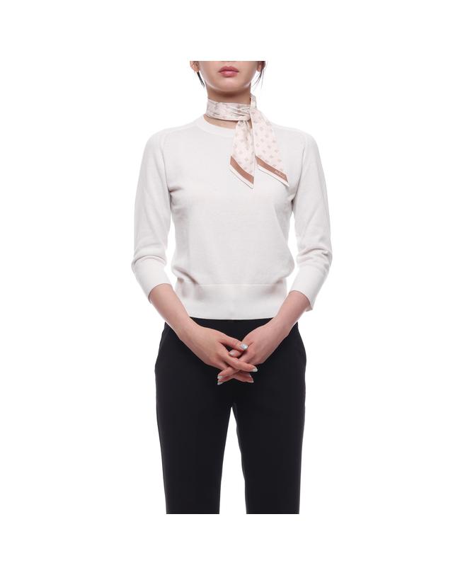 멀버리 26FW 여성 트리 스키니 스카프 (VS4774 984 H687 26F) 착용컷