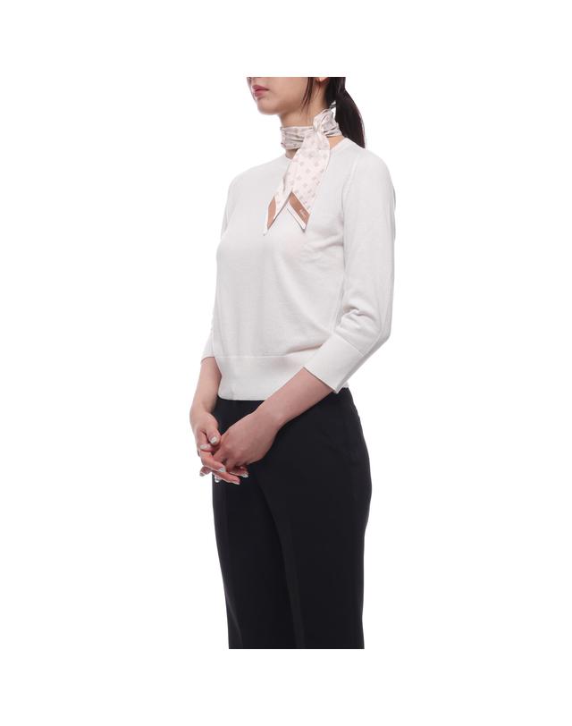 멀버리 26FW 여성 트리 스키니 스카프 (VS4774 984 H687 26F) 착용컷