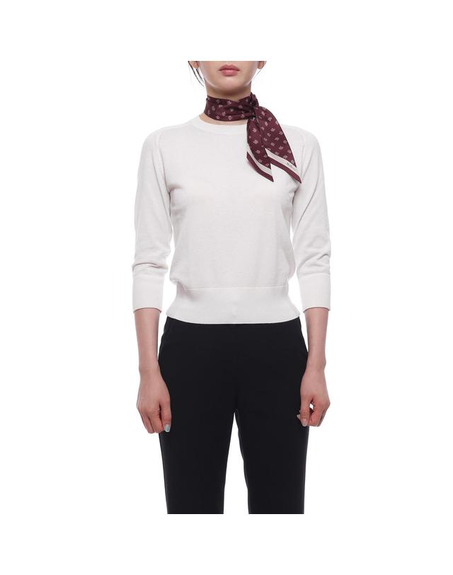 멀버리 26FW 여성 트리 스키니 스카프 (VS4774 984 K560 26F) 착용컷
