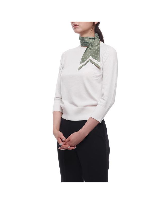 멀버리 26FW 여성 트리 스키니 스카프 (VS4774 984 R563 26F) 착용컷
