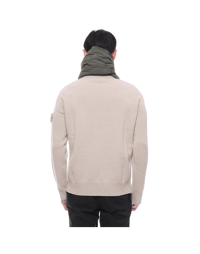 메종 마르지엘라 24FW 남성 리사이클 나일론 패딩 머플러 (SI0TE0001 S54870 727 M 24F) 착용컷