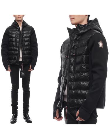 24FW 남성 그레노블 로고 믹스 패딩 점퍼 (9B00012 C9043 999 24F)