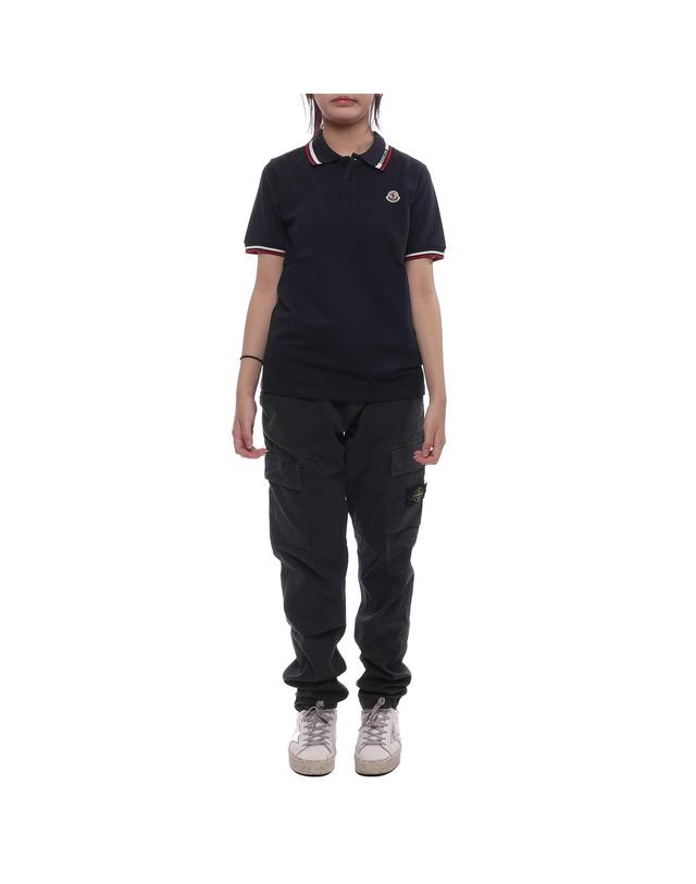 몽클레어 24SS 로고 폴로 반팔티셔츠 (8A00012 8496W 778 2 24S) 착용컷
