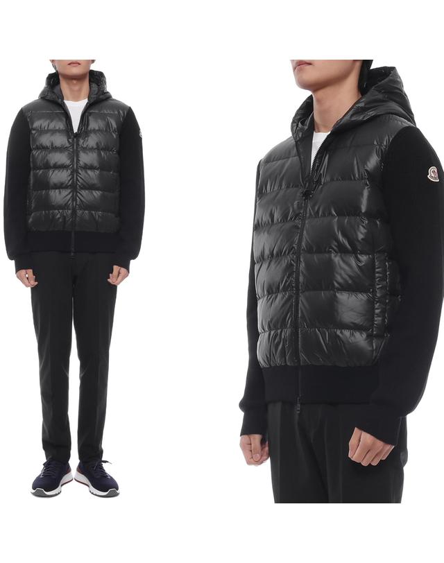 몽클레어 25FW 남성 울 믹스 패딩 점퍼 (9B00041 M1131 999 25F) 착용컷