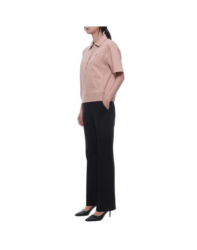 몽클레어 26SS 여성 로고 패치 폴로 반팔티셔츠 (8A00003 89AZ9 51L 26S) 착용컷
