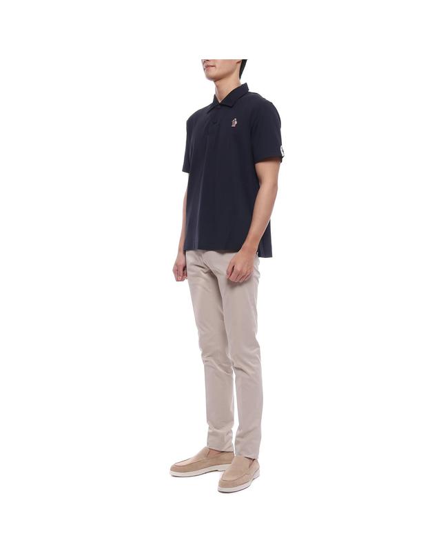 몽클레어 26SS 남성 로고 패치 폴로 반팔티셔츠 (8A00004 89AVZ 742 26S) 착용컷
