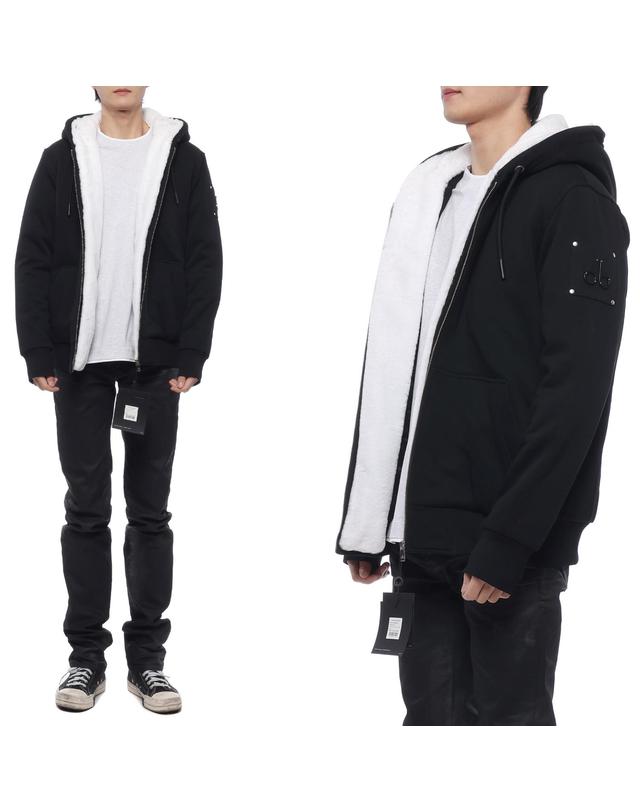 무스너클 23FW 남성 클래식 버니 3 후드집업 (M32MS600 244 23F) 착용컷